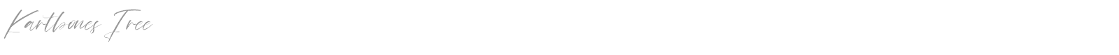 Kartbones font preview